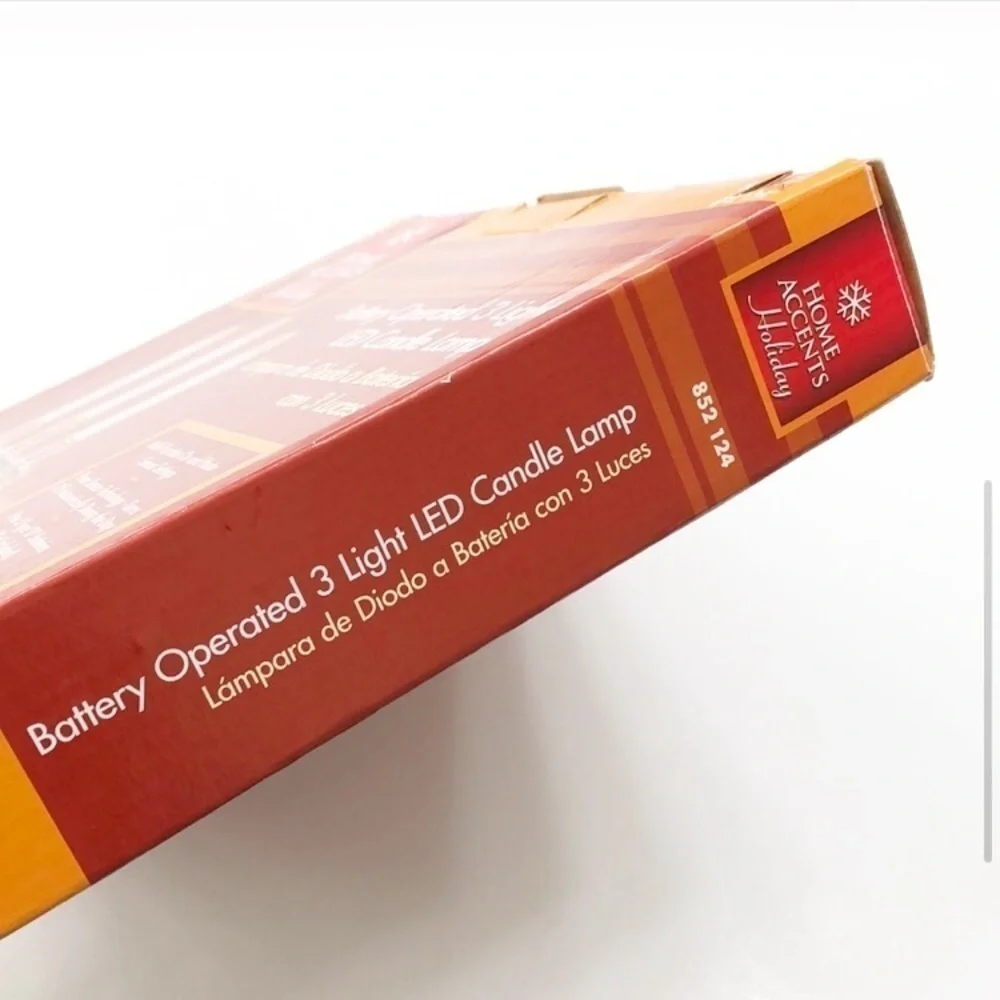 NEW 3-light LED candle lamp battery operated lamp
